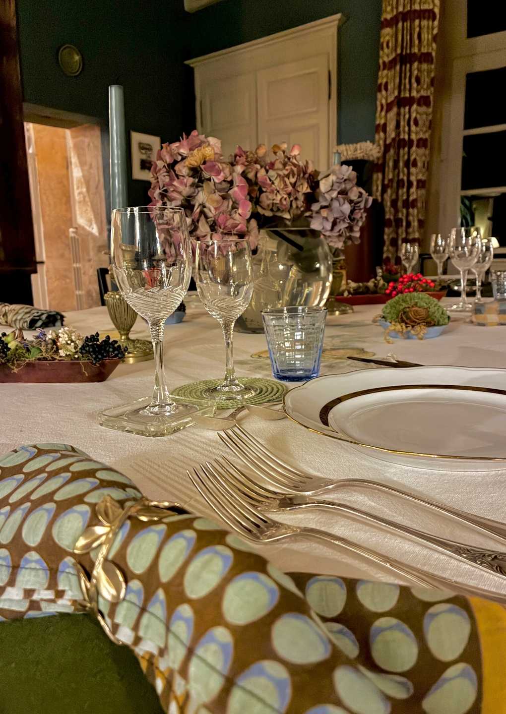 Détails table d'hôtes